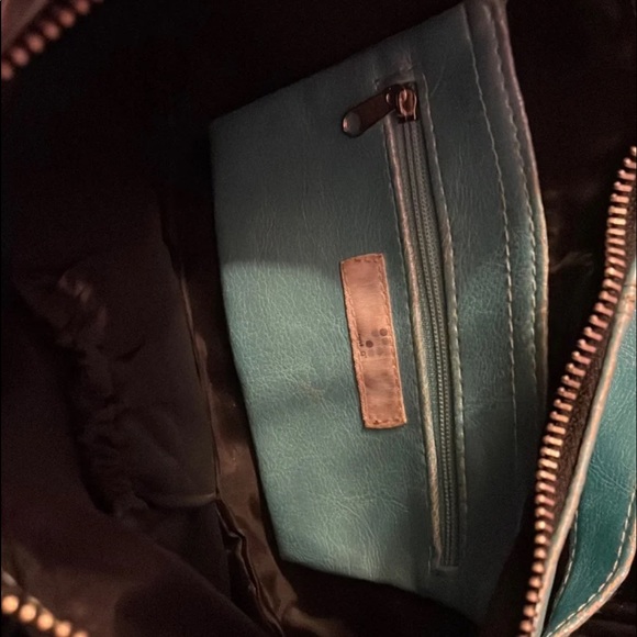 Y2K Blue Silver Ring Shoulder Purse: Ant A - Picture 3 of 3